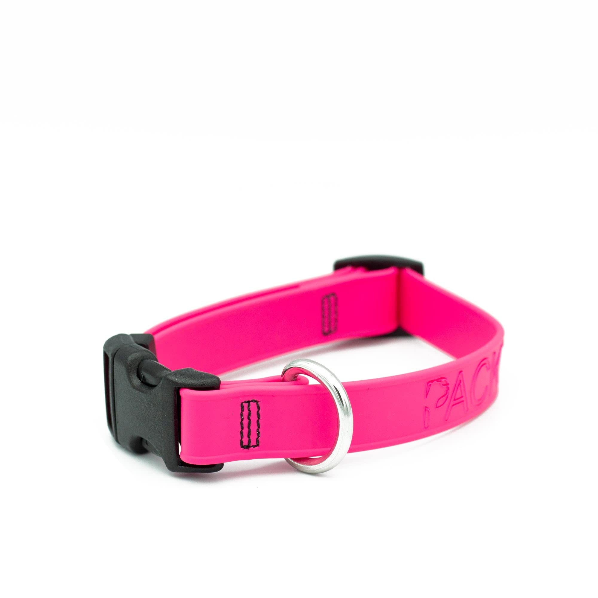 Endeavor Waterproof Dog Collar for Small Dogs - No Stink, USA Made, Washable Pet Collar | Watermelon Pink Small Dog Collar for Female & Male Puppies | Perfect for Outdoor Adventures, Swimming & Daily Walks (Size S)
