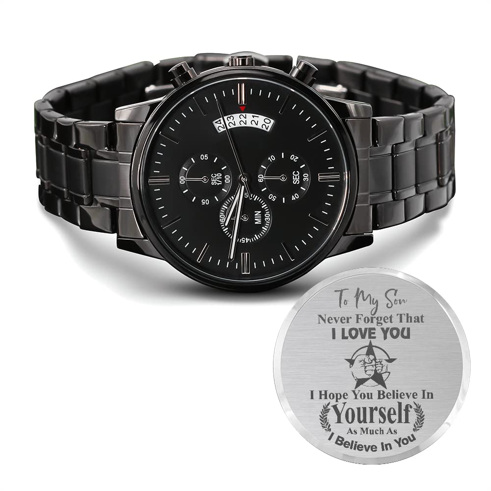 Engraved Custom Watch for Men - Father's Day, Birthday & Christmas Gifts