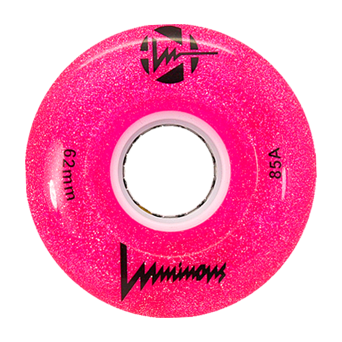 Luminous LED Quad Wheels 62mm 85a - 4 Pack Glow in The Dark Skate Wheels for Roller Skates & Rollerblades - Perfect for Night Skating, Rink Parties & Outdoor Adventures