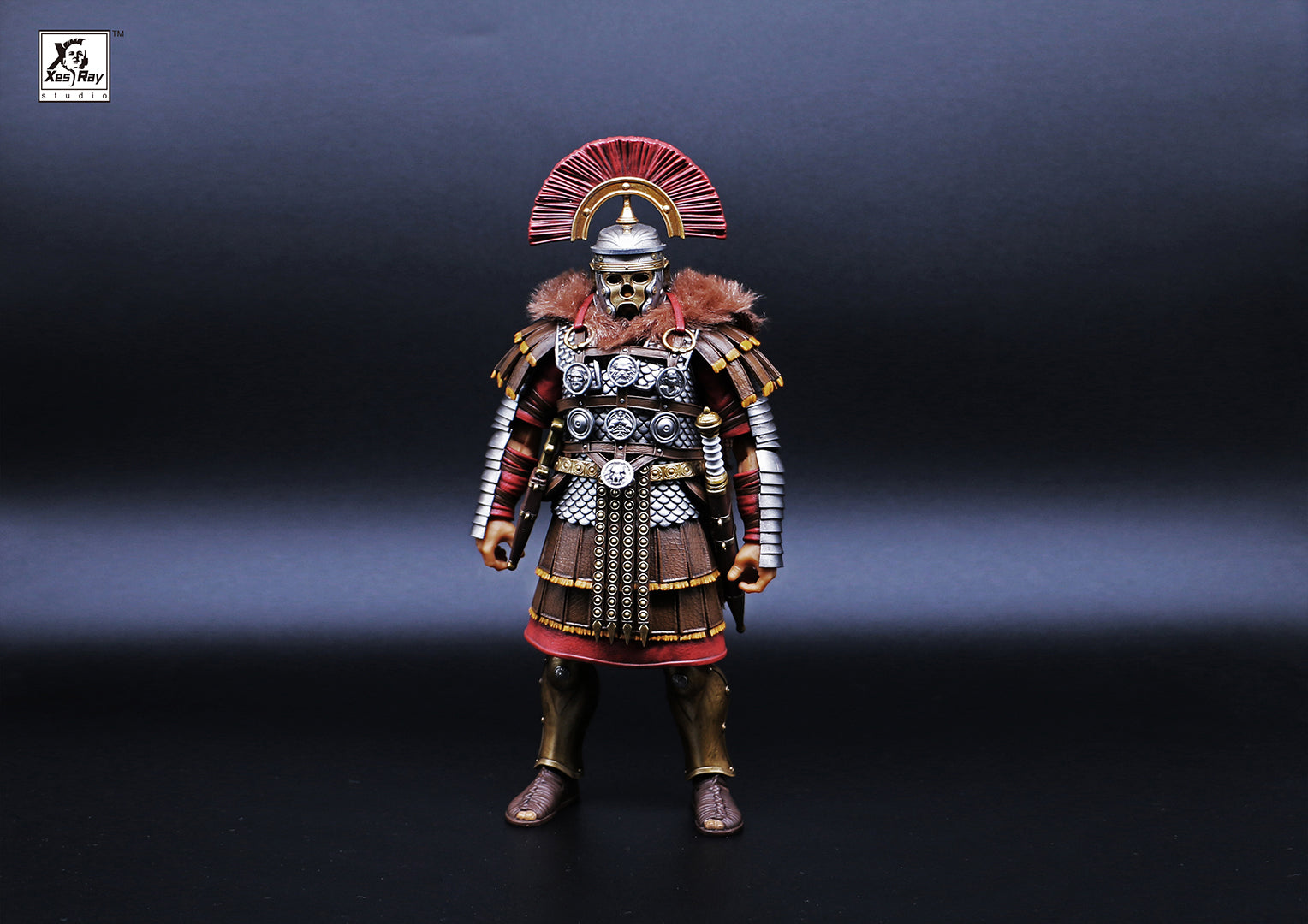 XesRay Fight For Glory 1/12 Scale 6-Inch Action Figures - Combatants Wave 4 Roman Trio Set for Collectors & Display | Perfect for Diorama, Shelf Display & Action Figure Photography