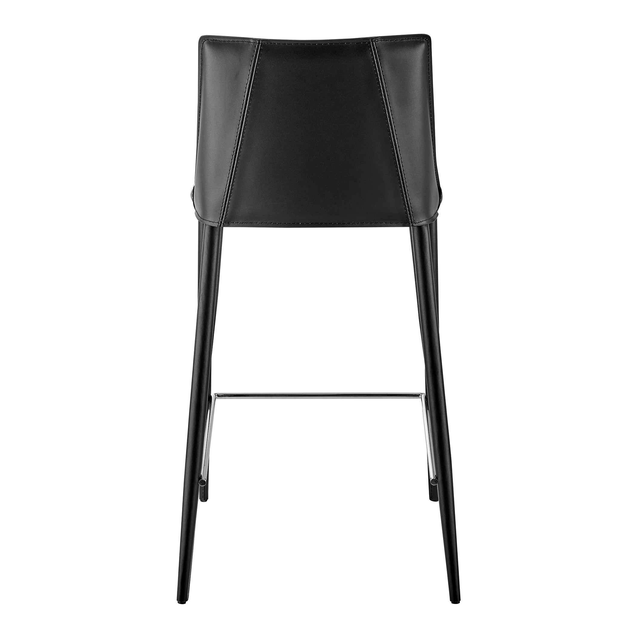 Premium Kalle Counter Leather Stool Chair - 26