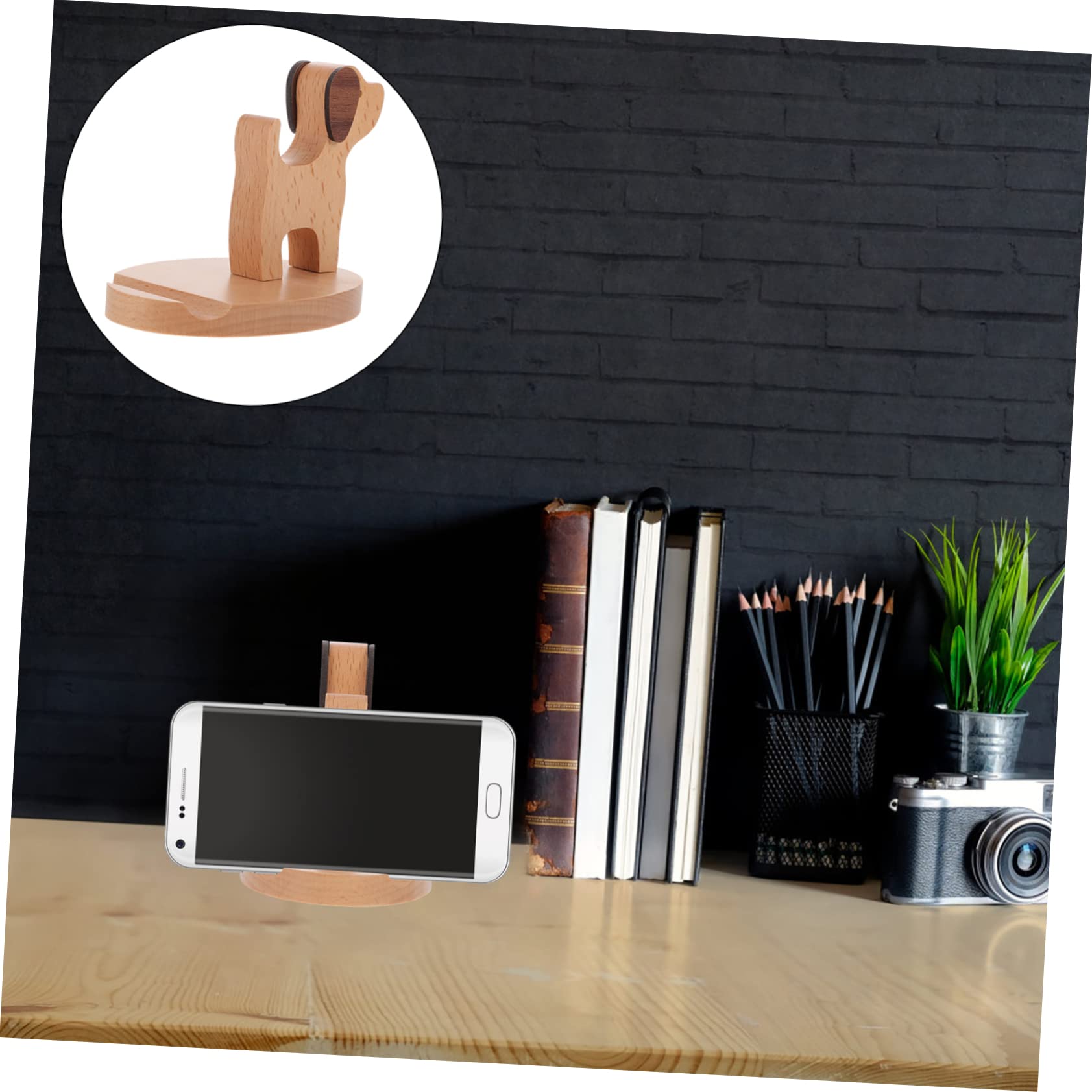 DOITOOL Cute Dog Phone Stand Holder - Adjustable Desk Organizer for iPhone, Samsung, Smartphones - Perfect for Office, Home, Bedroom & Car Use