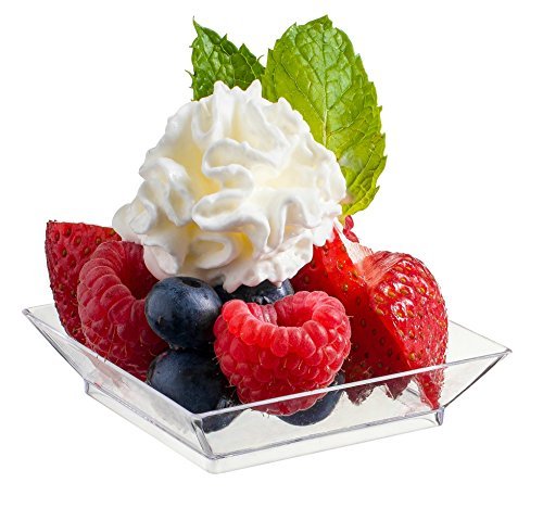 Zappy 100 Mini Dessert Plates - 2.5