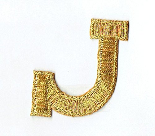 Gold Letter J