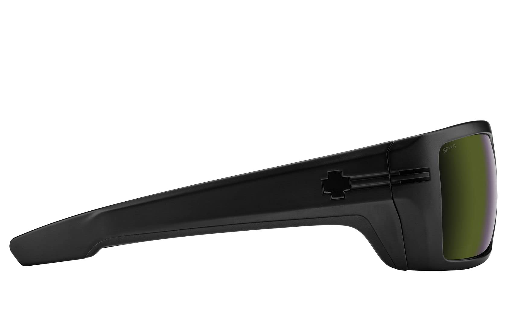Spy Optic Rebar ANSI Certified Wrap Sunglasses - Rectangular Frame with Color & Contrast Enhancing Lenses for Cycling, Running & Outdoor Sports