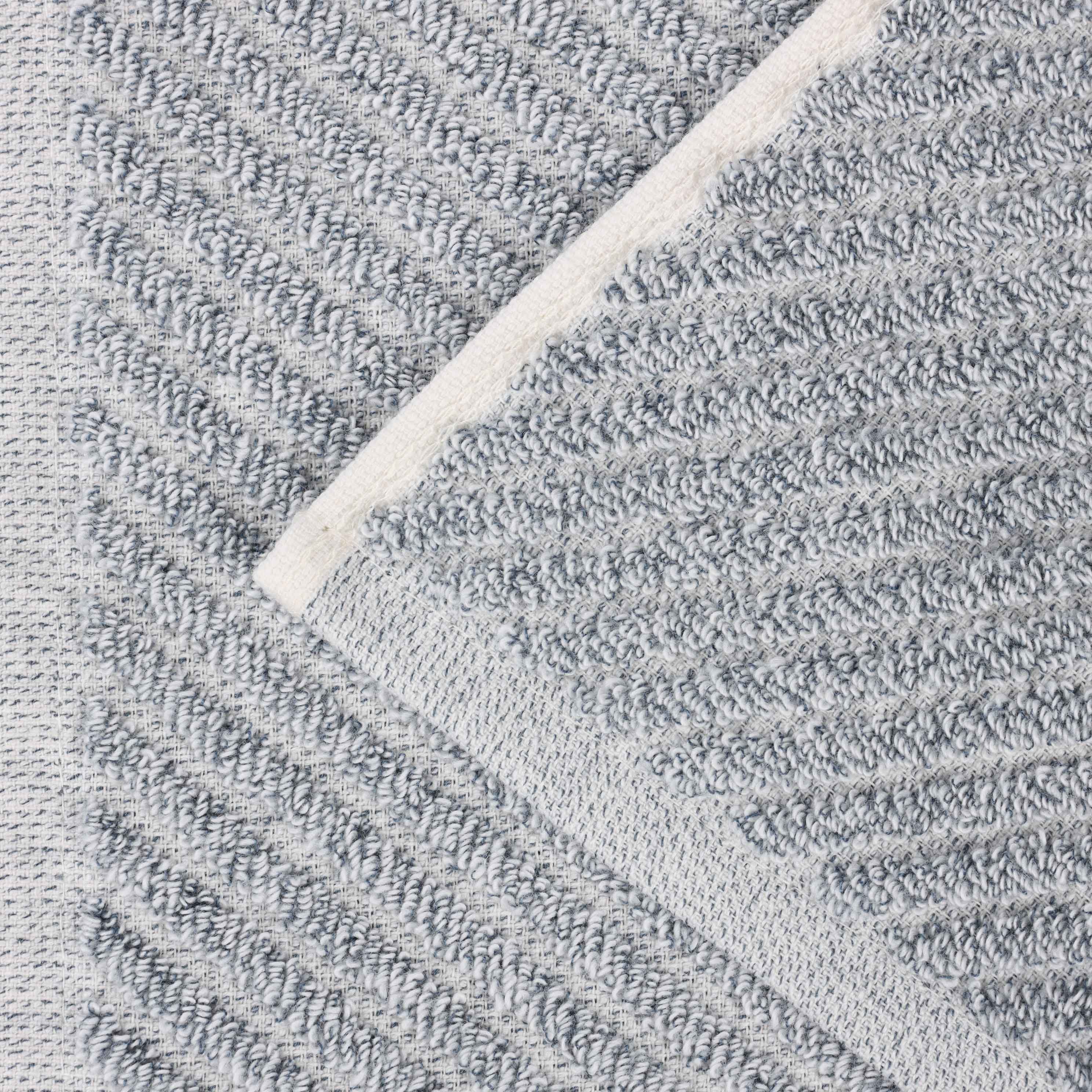 Amelia Cotton Blend Diagonal Stripes Bath Towels Set of 2 - Ultra Soft & Absorbent Large Bath Sheets for Spa, Beach & Luxury Bathroom Decor