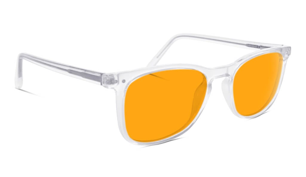SunDown Taylor Blue Light Blocking Glasses - Crystal Clear Lens for Eye Strain Relief & Better Sleep - Perfect for Gaming, Working & Nighttime Use