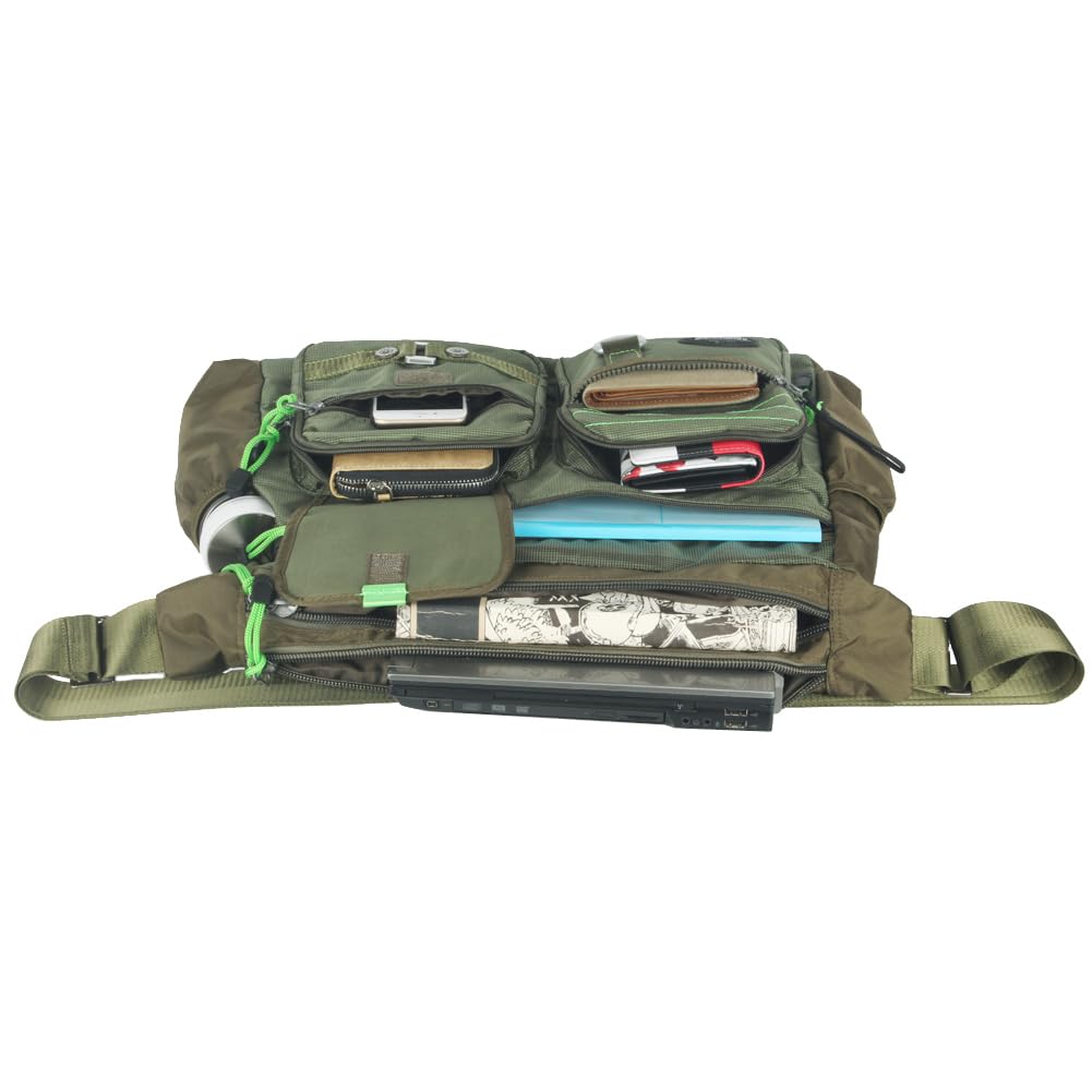 Stylish Vertical Messenger Bag - Crossbody & Shoulder Bag for iPad Tablet Kindle - Perfect for Work, Travel & Daily Commute