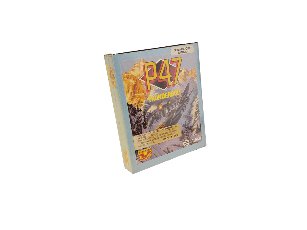 Original P47 Thunderbolt Video Game Software NEW Sealed for Amiga & Commodore - Retro Gaming, Collectible, Vintage PC Gaming Experience