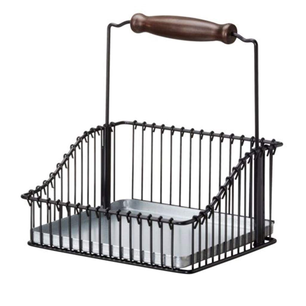 UXZDX Under Shelf Wire Rack Basket - Steel Storage Bin for Kitchen Cabinet Organizer | Space Saving Home Supplies for Pantry, Bathroom & Closet Organization