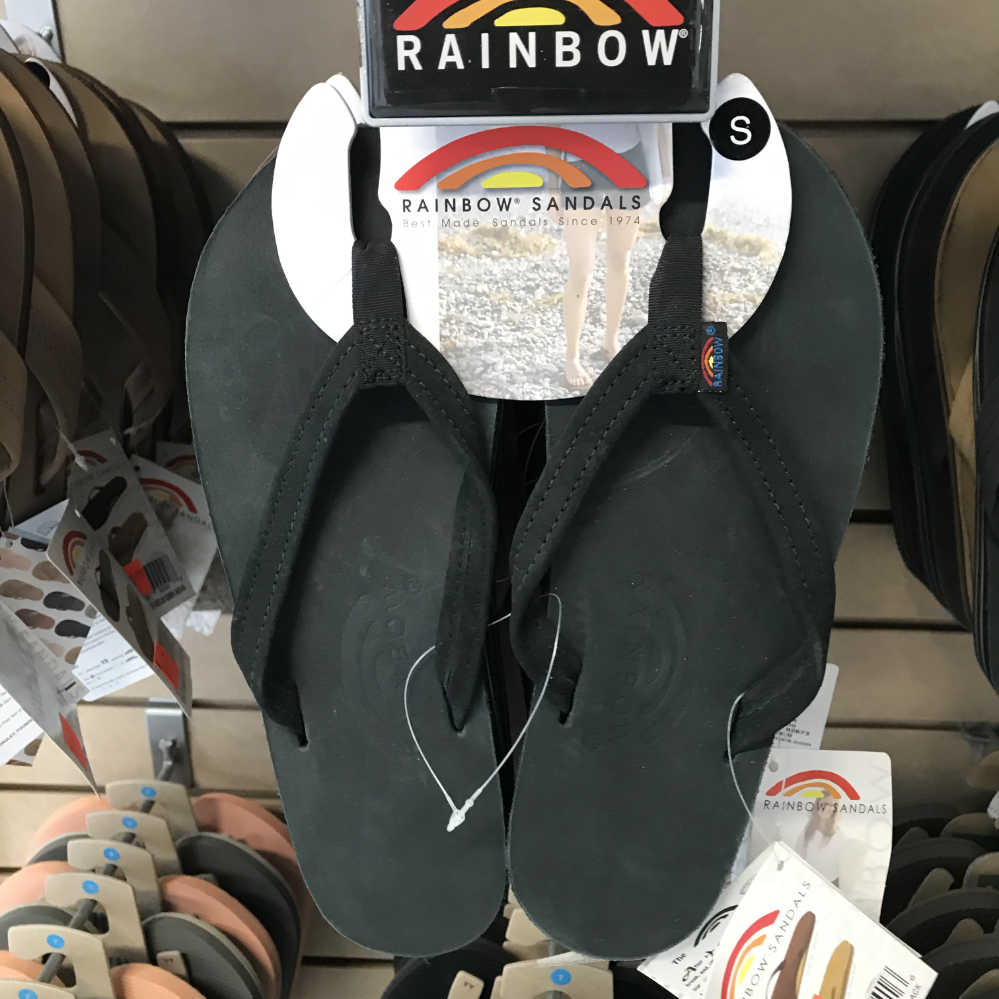 Rainbow Original 302 ALTSN Double Layer Narrow Strap Flip Flops Sandals for Women - Comfortable Beach & Pool Slides, Summer Casual Footwear for Outdoor Activities