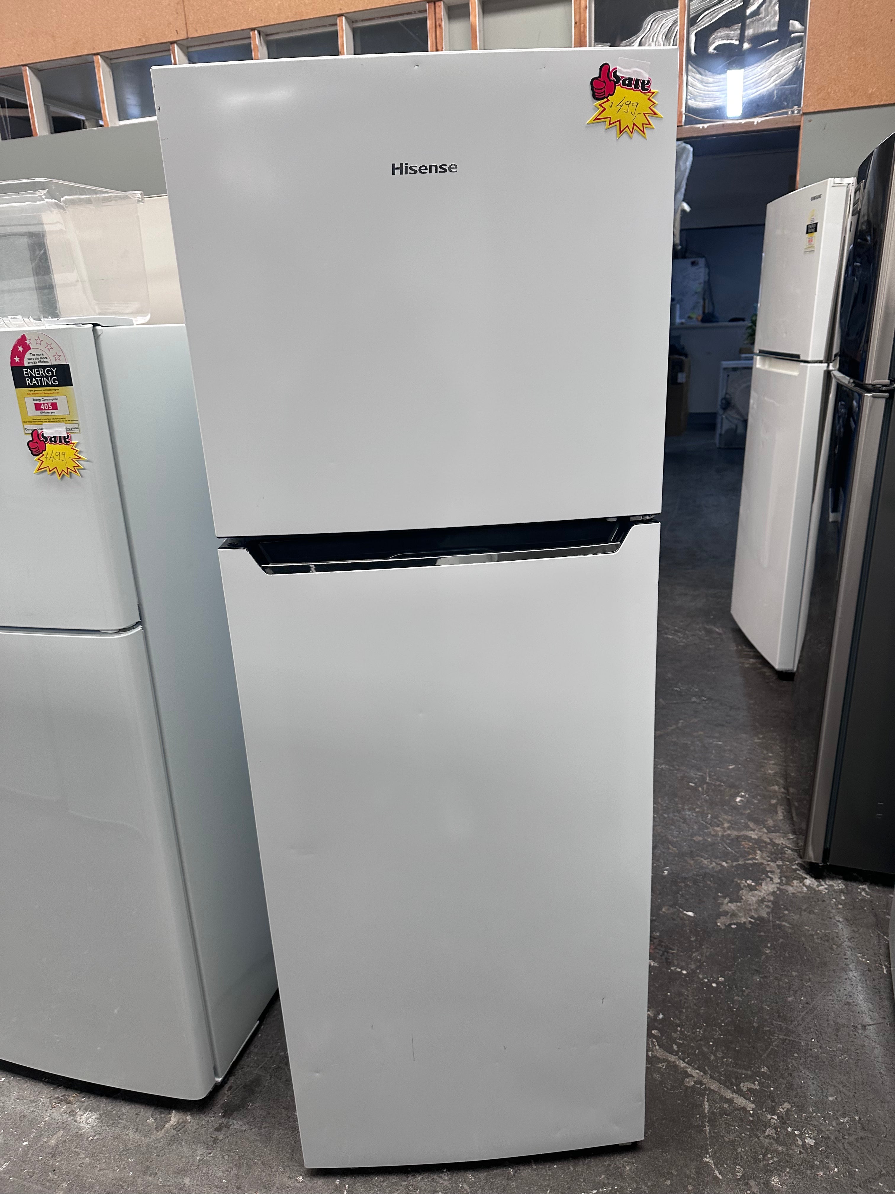 Hisense 350L Top Mount Refrigerator - Energy Efficient, Frost Free [Refurbished] - Perfect for Small Kitchens, Apartments & Dorm Rooms