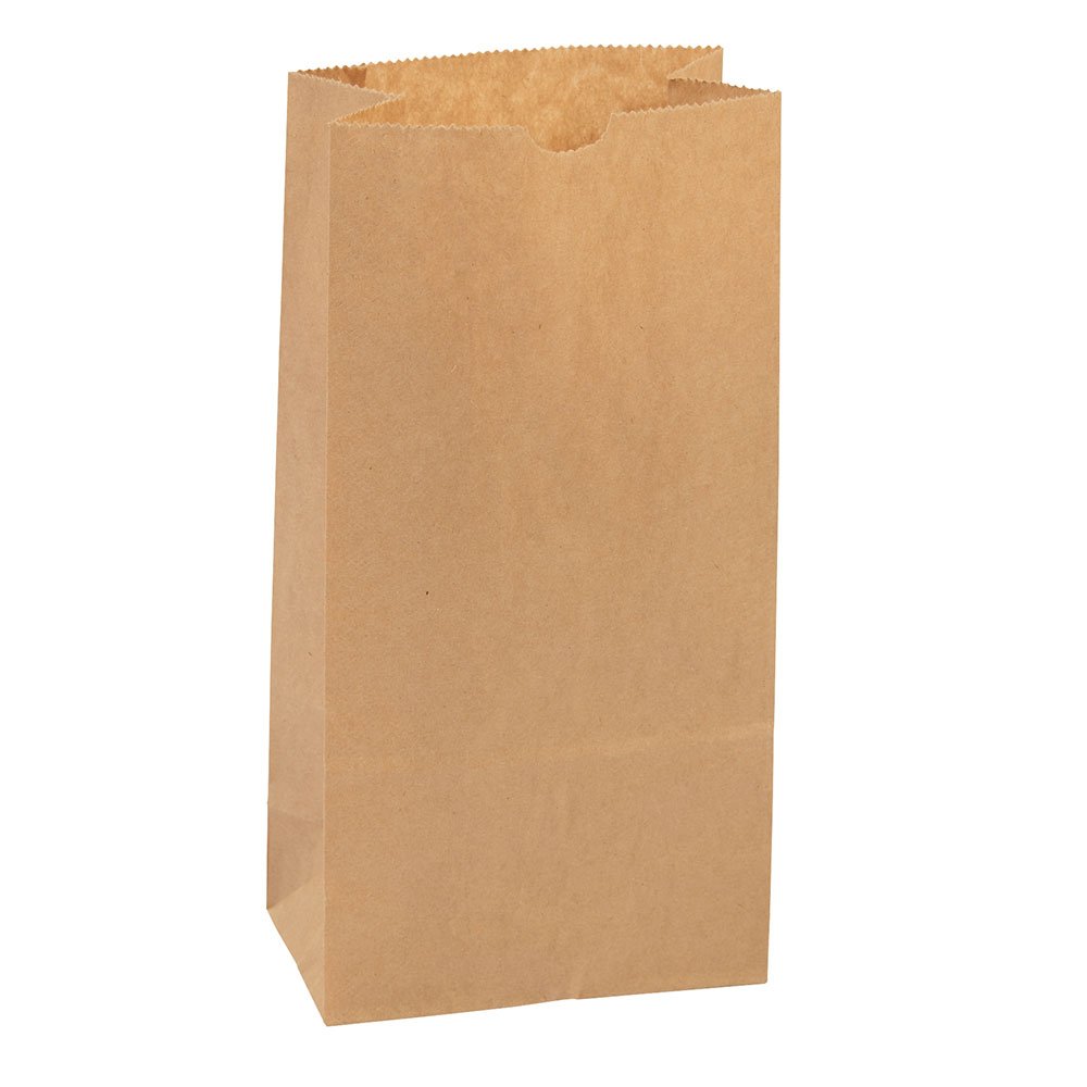 SSWBasics Natural Brown Paper Lunch Bags - 5” x 3 ⅓” x 9 ¾” (Case of 1,000) - Eco-Friendly Kraft Paper Bags for School Lunches, Party Favors, Crafts & Gift Wrapping - Multiuse Recyclable Paper Bags for Home, Office & Retail Use
