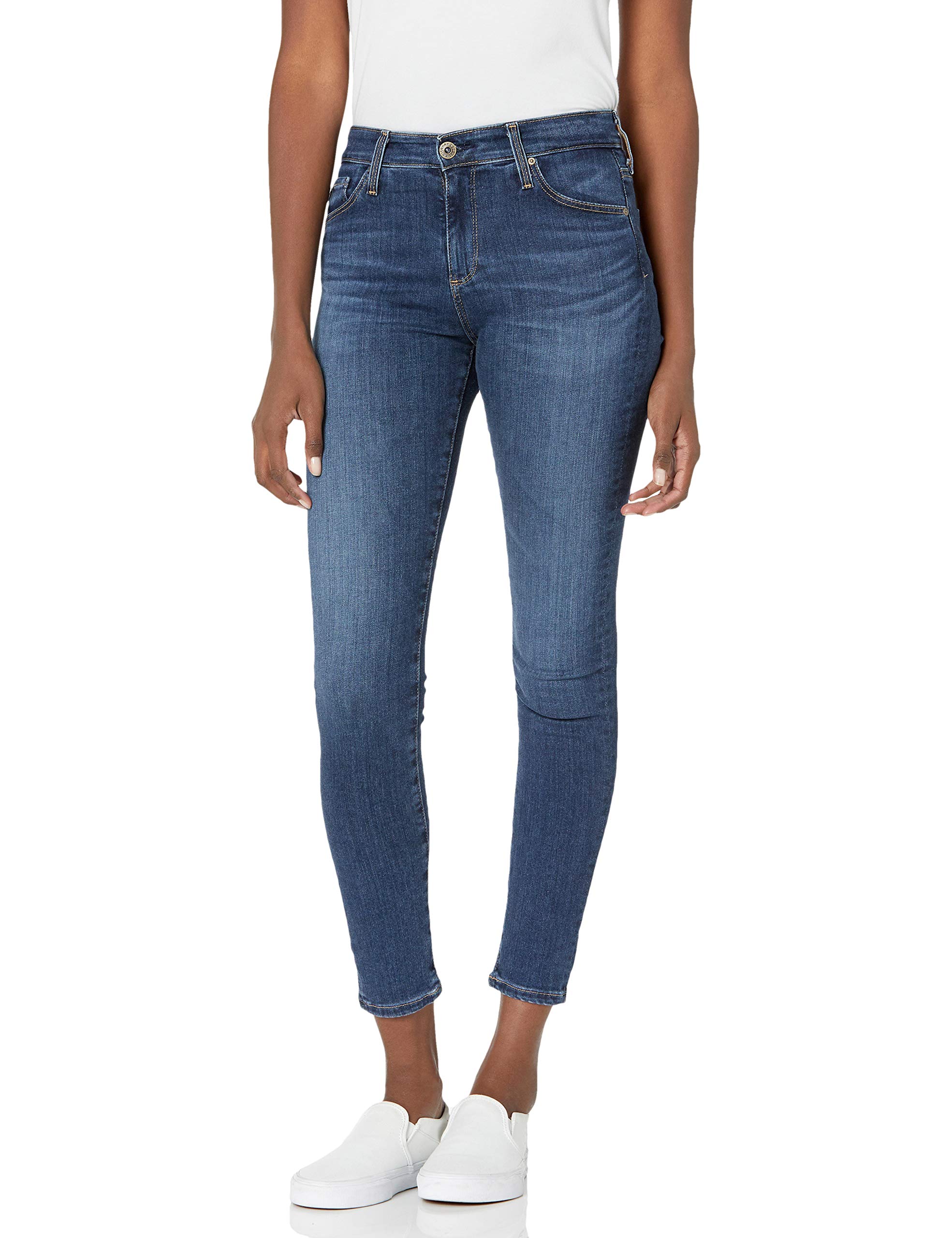 AG Adriano Goldschmied Women's Farrah High Waist Skinny Jeans - Stretch Denim Pants for Everyday Wear, Date Night & Office Outfits