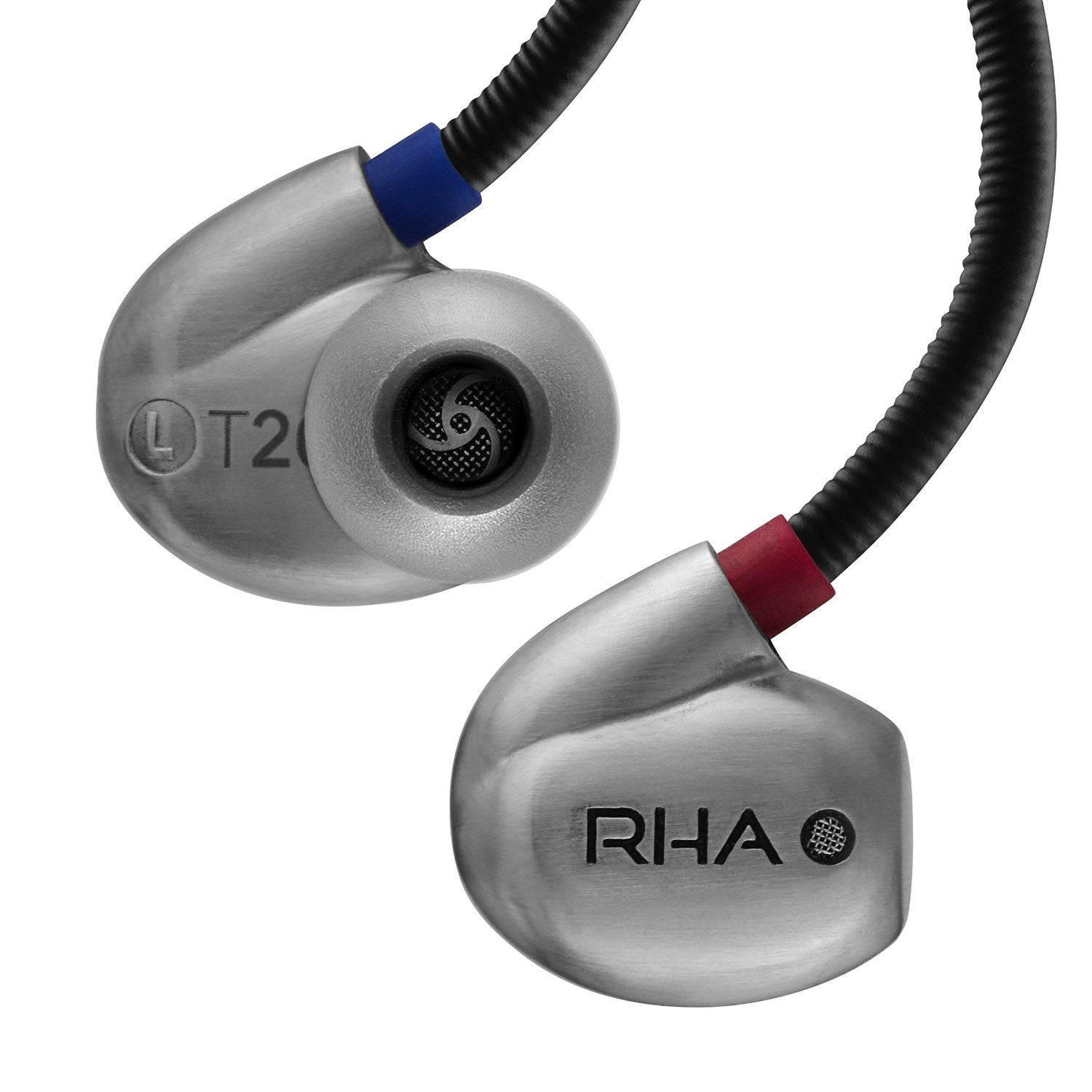 RHA T20 High Fidelity Noise Isolating Dual-Coil In-Ear Headphones - Perfect for Music Lovers, Travel & Workout