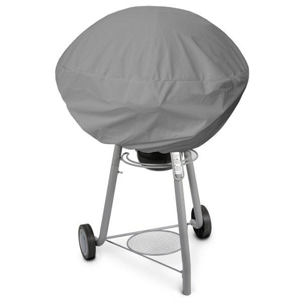 Heavy-Duty Waterproof Kettle Grill Cover - Weatherproof BBQ Grill Protector for Weber, Char-Broil & More - Perfect for Outdoor Cooking & Backyard BBQs