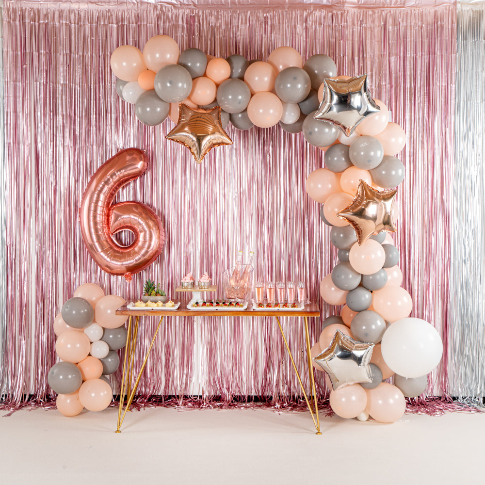 Balloonify Champagne Star Balloon Arch Garland Kit - 129 Pieces Party Decorations for Weddings, Birthdays & Baby Showers - 1 Count Box