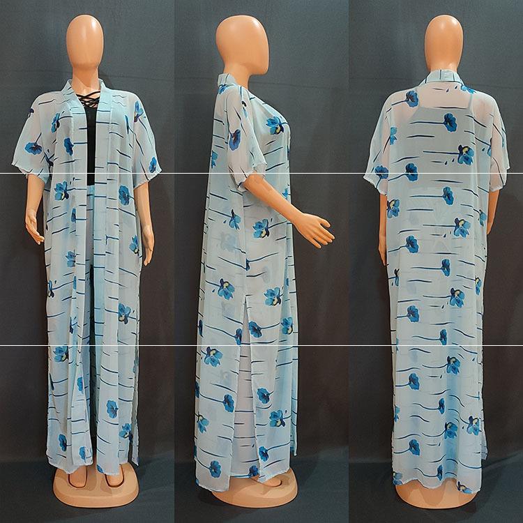African Women's 3-Piece Outfit Set - Stylish Tank Top & Robe for Casual Wear, Beach Cover-Up, or Lounge Comfort | Perfect for Summer Fashion, Vacation, and Relaxation at Home