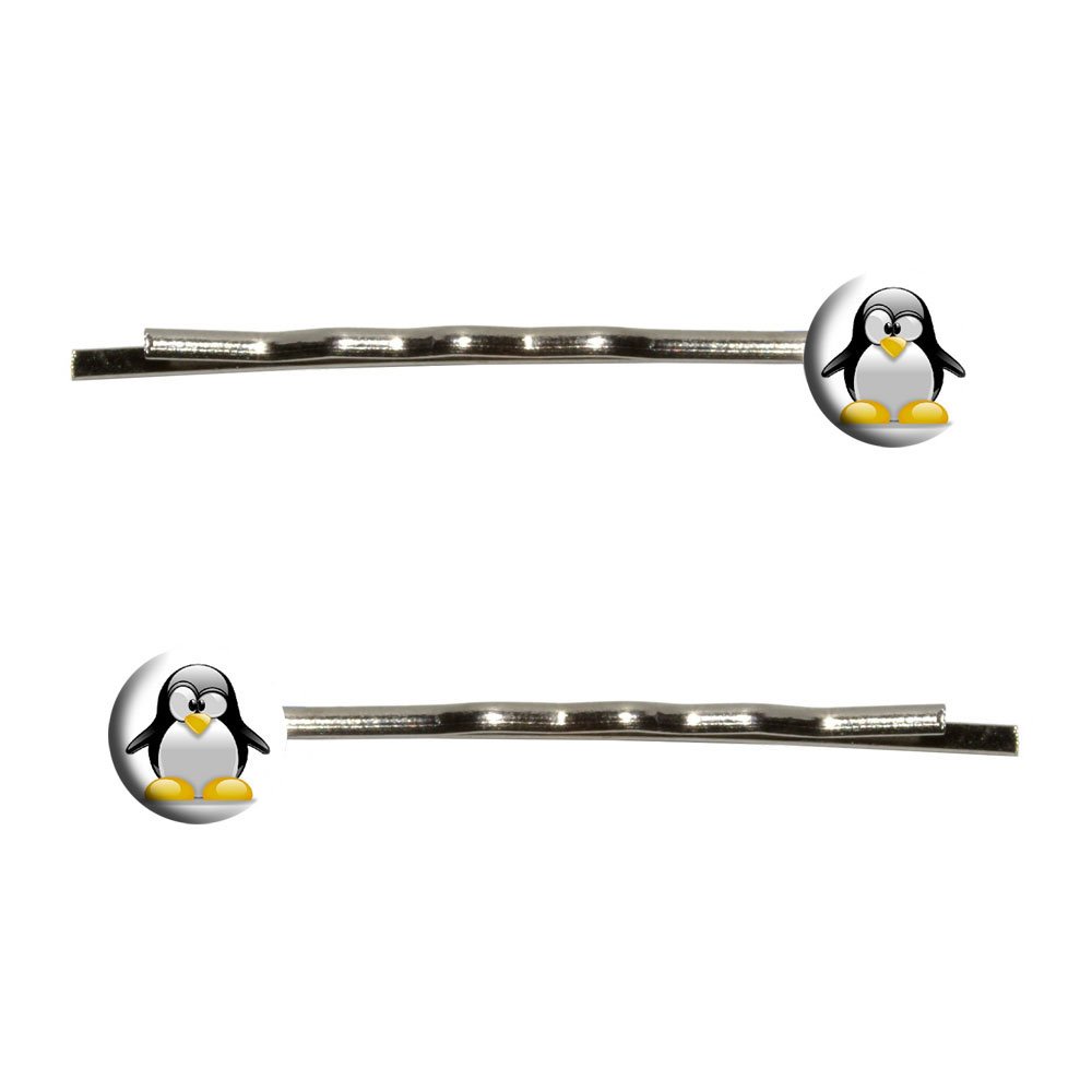 Penguin Hair Clips - Cute Snow Bird Bobby Pins for Women, Barrettes Hair Styling Accessories (12 Pack) - Perfect for Parties, Weddings and Daily Hairstyling