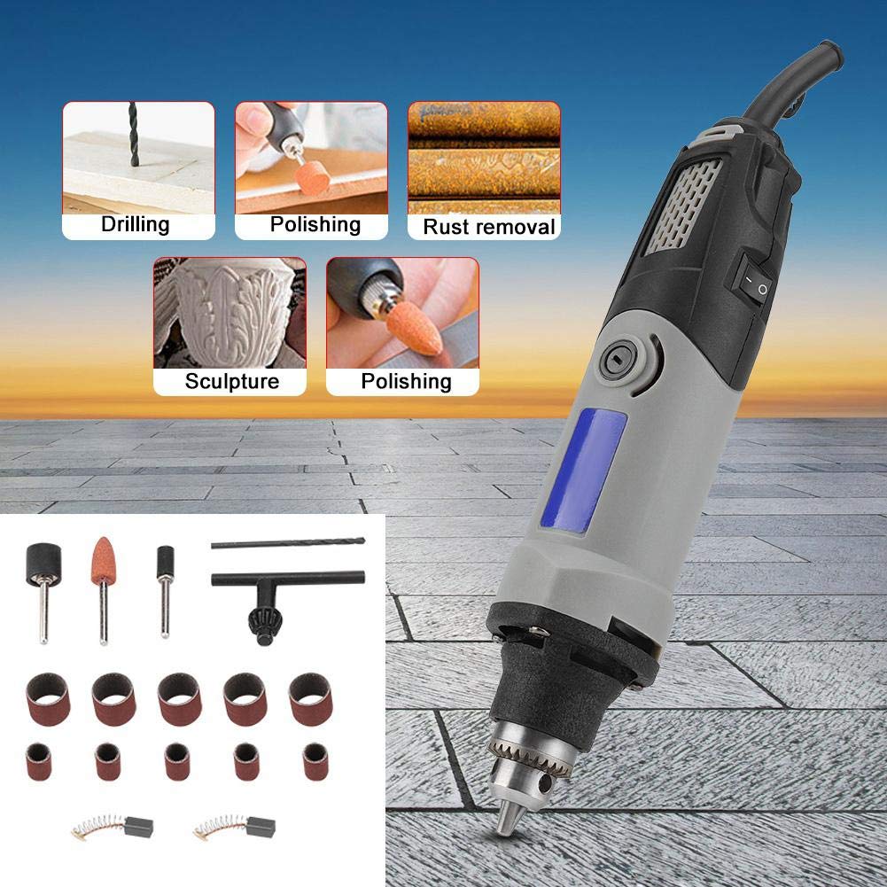 6-Speed Mini Die Grinder for Carving & Grinding - Durable Precision Rotary Tool for Metal, Wood & DIY Projects | Perfect for Automotive Repair, Jewelry Making & Crafting