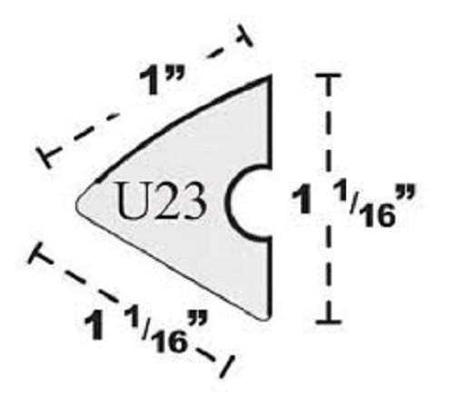 Premium U23 Pool Table Cushion Rubber - 6 Pack Replacement Bumpers for Billiards & Game Room Accessories (Perfect for Home Bars, Game Rooms & Professional Pool Halls)