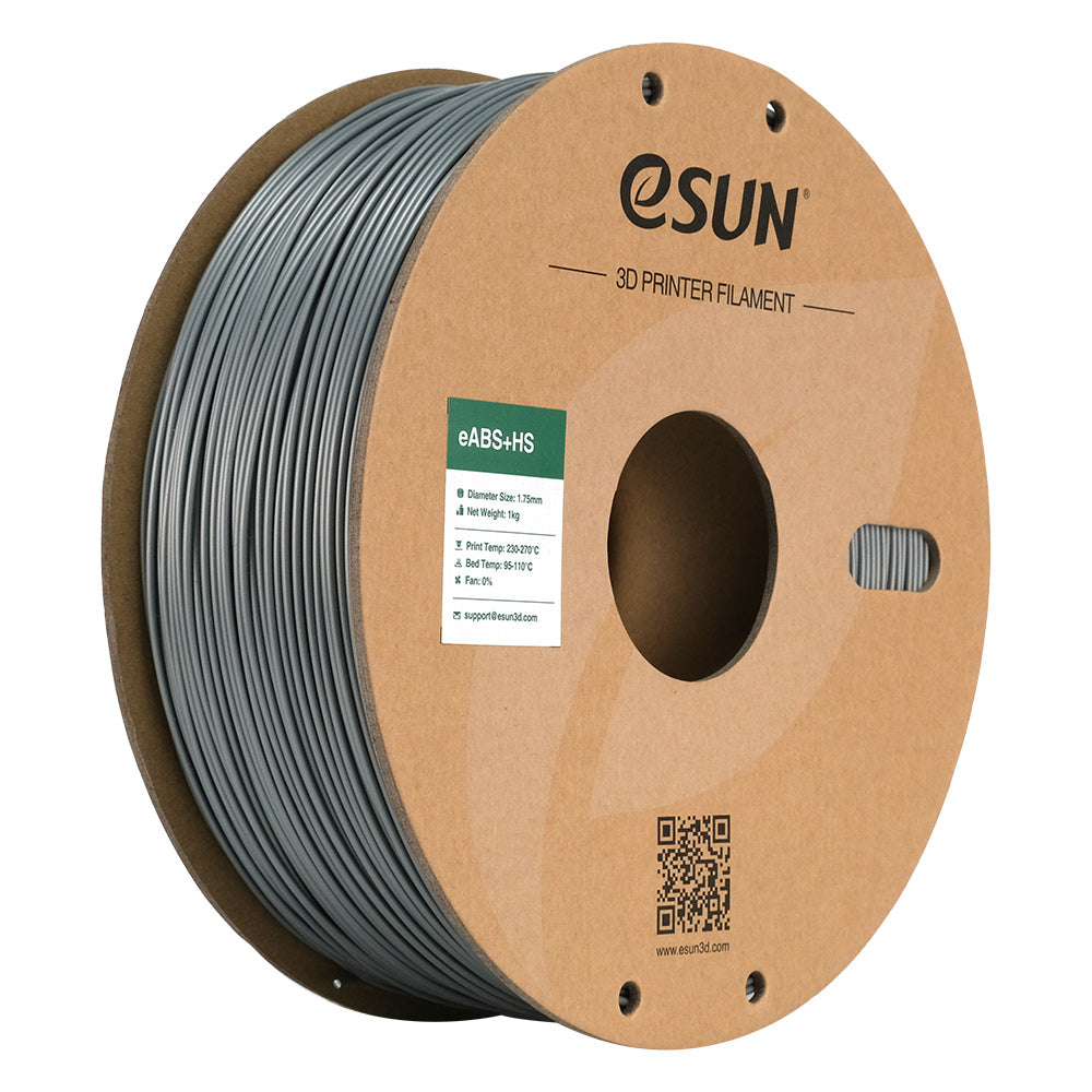 Premium eSUN ABS+HS 3D Printer Filament - 1.75mm, 1kg Spool (Multiple Colors) for High-Quality 3D Printing Projects, DIY Creations & Prototyping