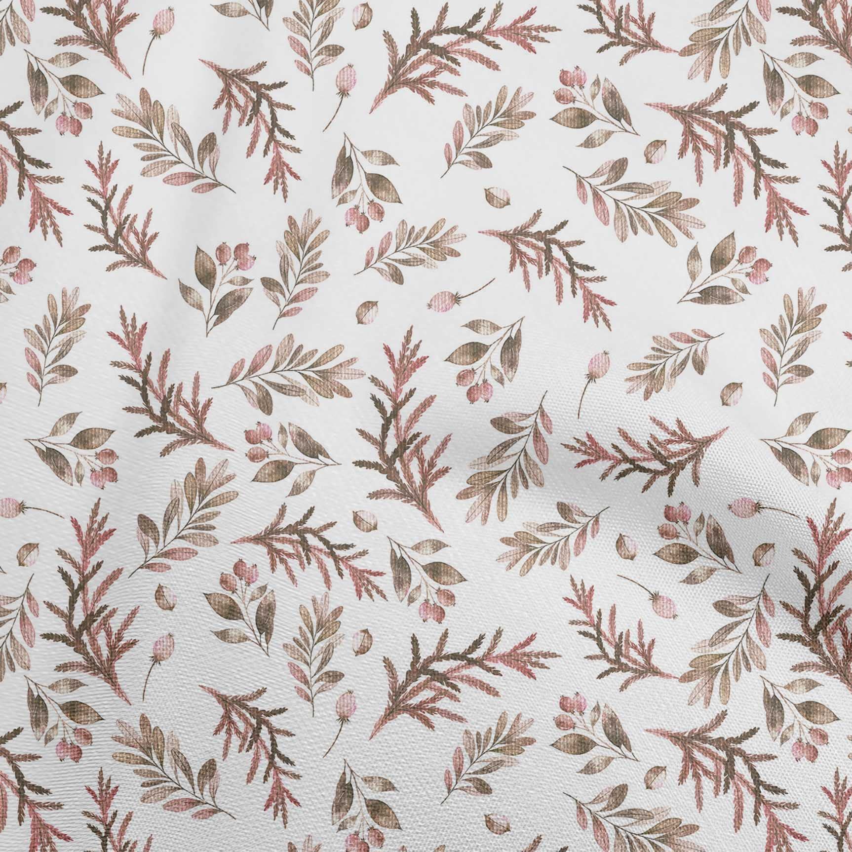 oneOone Velvet White Fabric - Tropical Print DIY Sewing Material by The Yard, 58 Inch Wide - Perfect for Clothing, Home Decor & Craft Projects