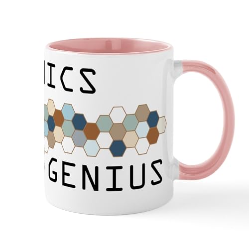 White/Pink Inside - Economics Genius Mug