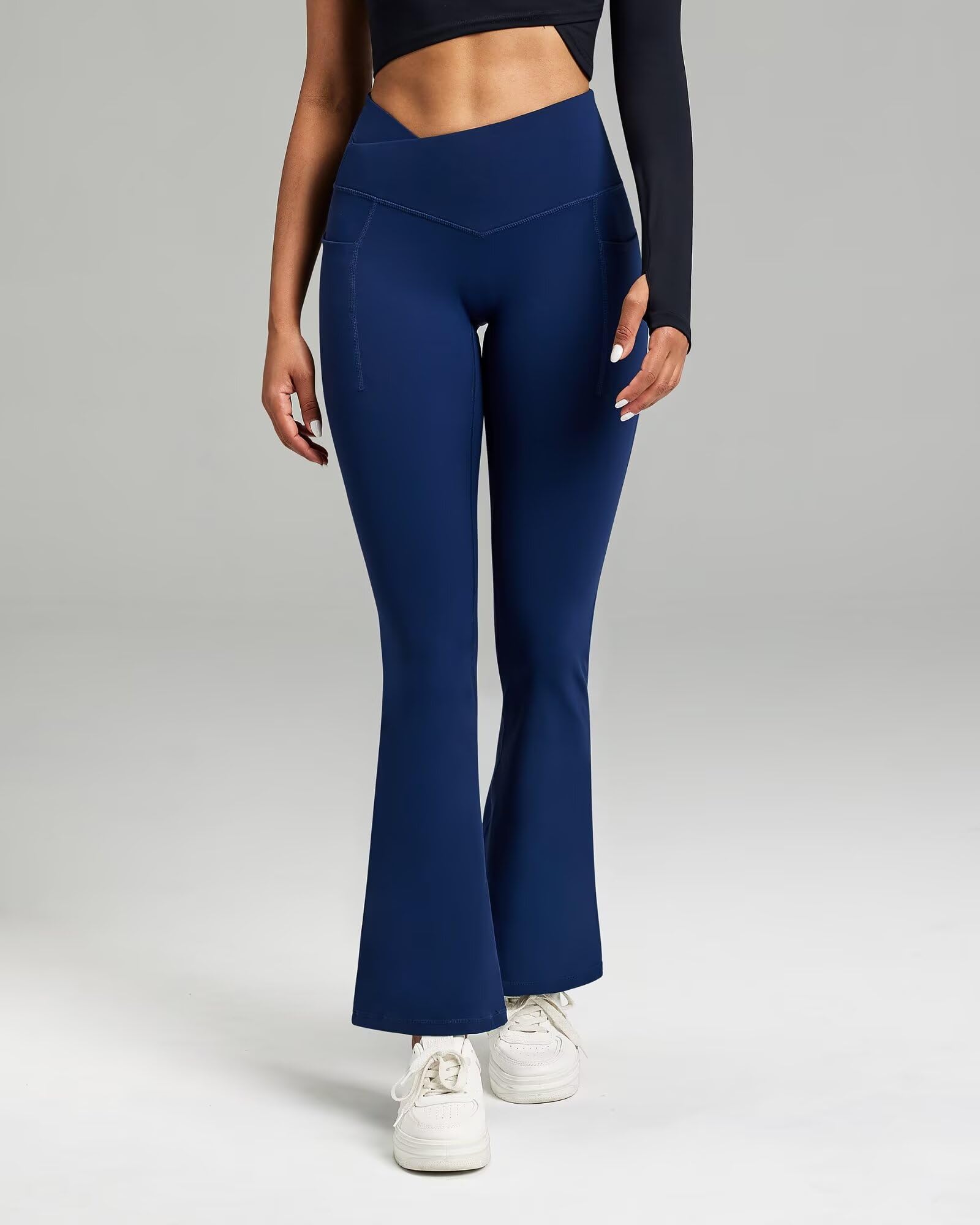 High Waist Flared Yoga Pants for Women - Stretchy Bootcut Leggings for Workout & Lounge | Perfect for Yoga, Gym, and Casual Wear