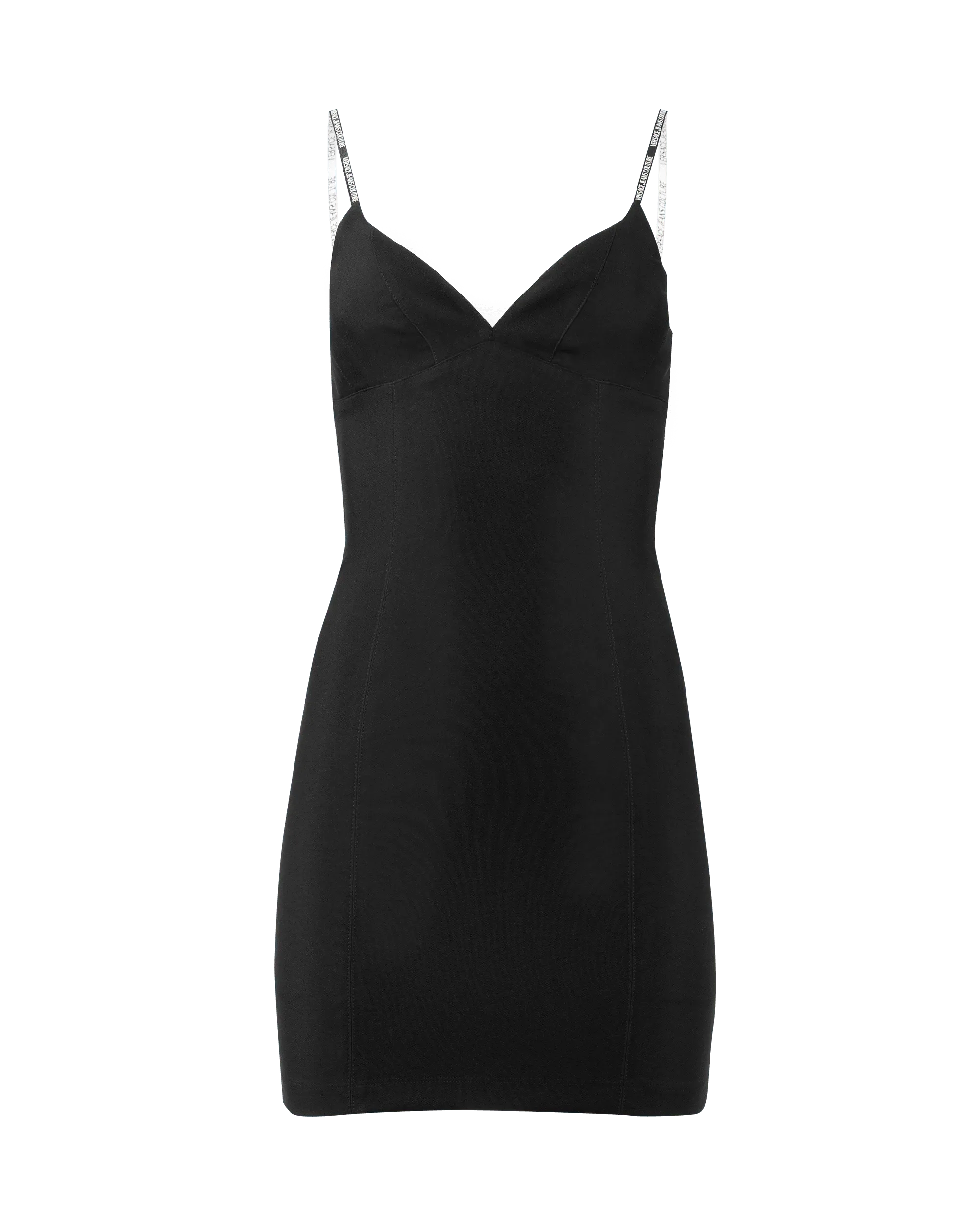 Custom Logo Tape Tank Mini Dress for Women - Trendy Summer Bodycon Outfit for Parties, Beach & Nightlife