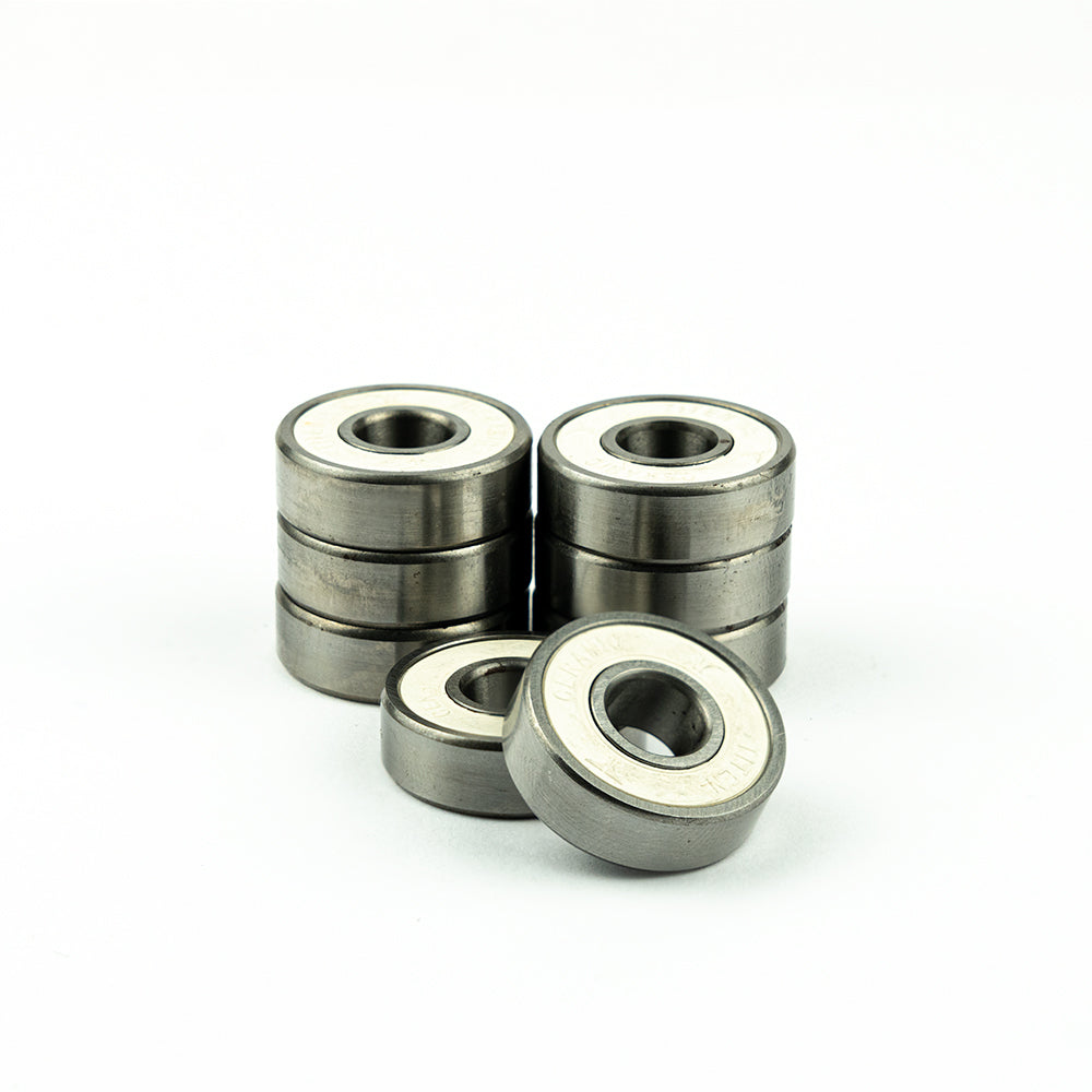 Titen Ceramic Bearings 8pc Set - High Speed Low Friction Ball Bearings for Skateboards, Scooters & Rollerblades - Perfect for Smooth Riding & Extreme Sports Performance