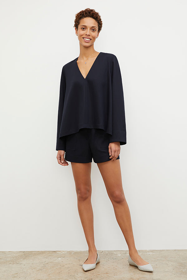 Adina Everyday Twill Shorts for Women - Comfortable Casual Nightwear & Lounge Pants for Relaxing at Home or Sleeping
