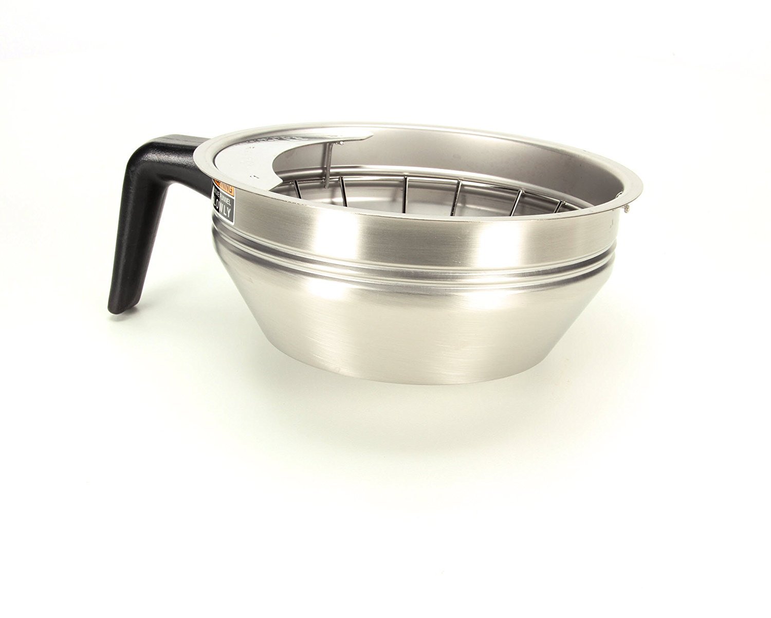 Bunn 20217.0000 Stainless Steel Funnel Assembly with Black Handle - Perfect for Commercial Coffee Brewers and Restaurant Use