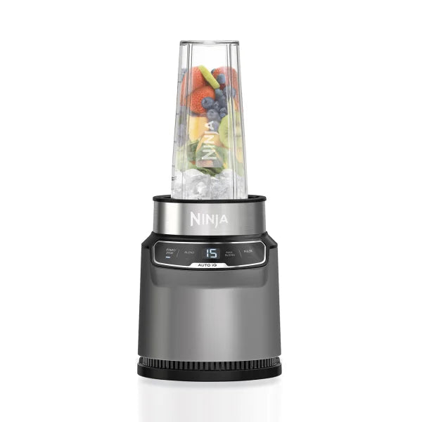 Ninja BN500 Professional Blender with Auto-iQ Technology - Perfect for Smoothies, Soups, and Nut Butters - High-Performance Kitchen Blender for Home Use