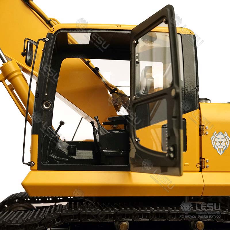 1/14 Scale LESU RC PC360 Metal Hydraulic Excavator Model - Painted & Unassembled Kit with Protective Fence & LCD Display Scraper for Construction Enthusiasts - Perfect for Collectors, DIY Projects, and Construction Simulation Scenes