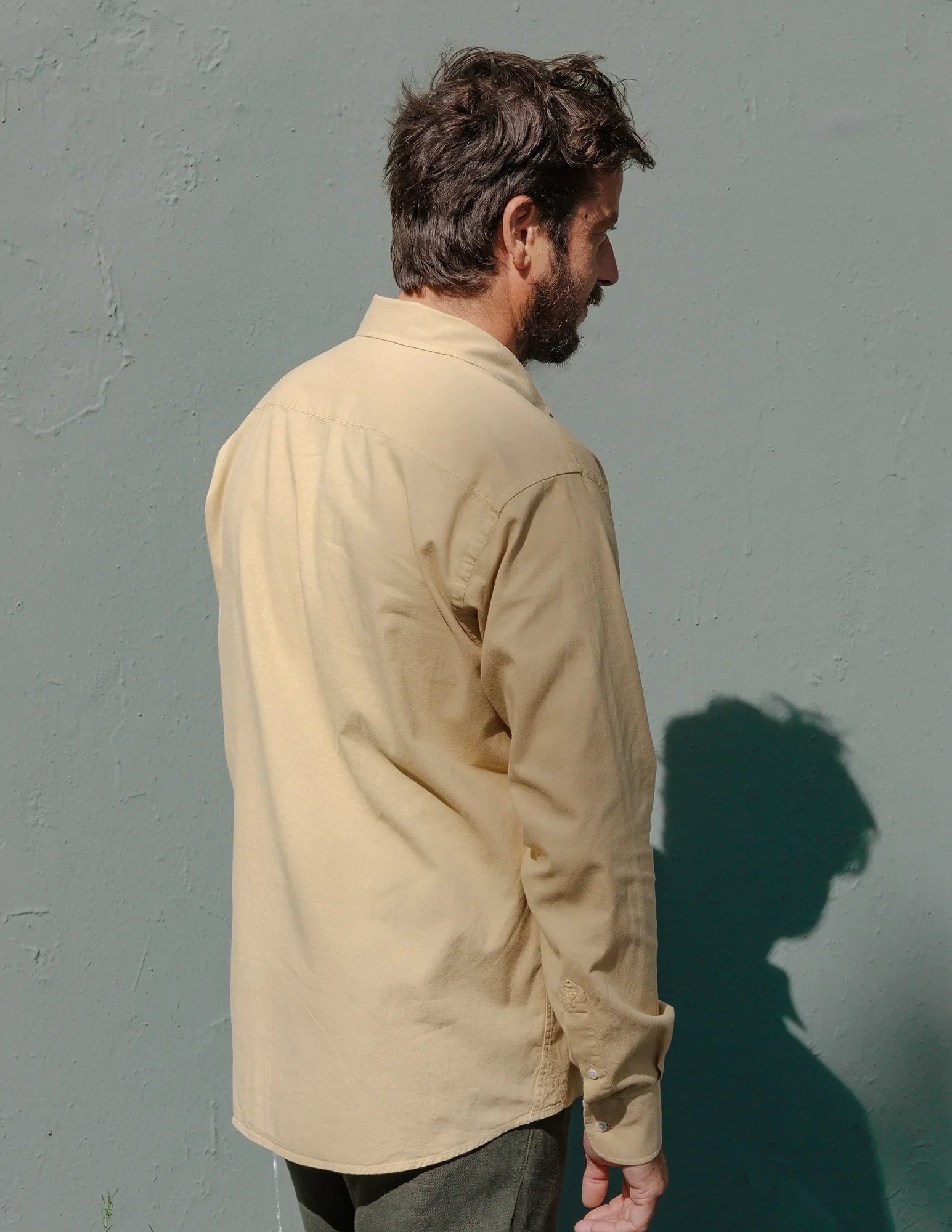 Campo Ochre Shirt for Men - Comfortable Casual Wear for Outdoor Activities and Daily Use