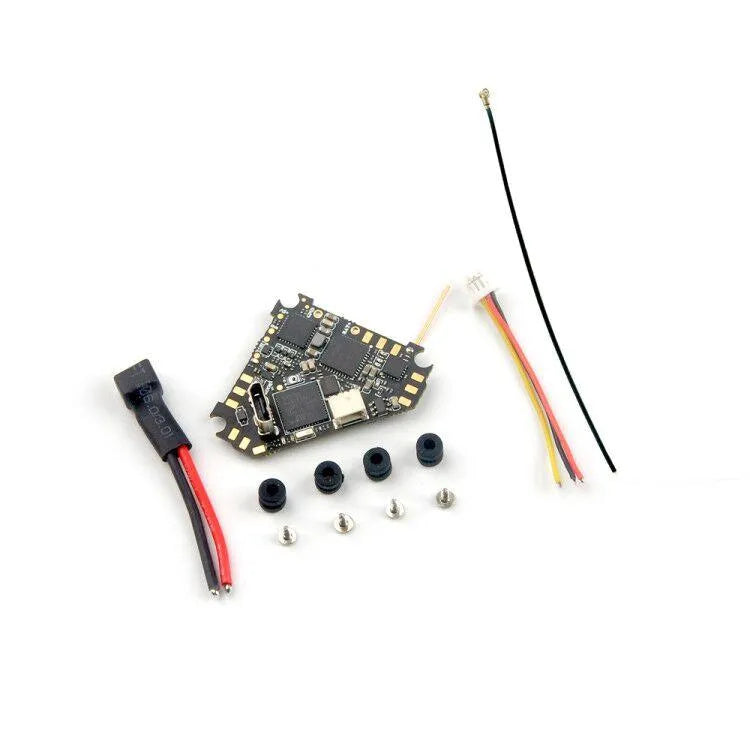 Happymodel DiamondF4 AIO 5-in-1 Flight Controller with Built-in VTX, ESC, OSD & Frsky Receiver for Moblite6/Moblite7 Drone - Perfect for FPV Racing and Indoor Drone Flying