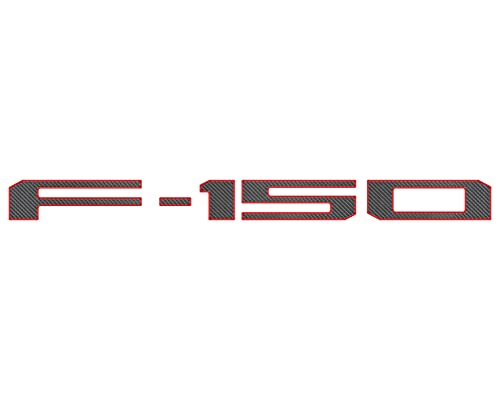 Real Carbon Fiber(Domed) w/Red Outline