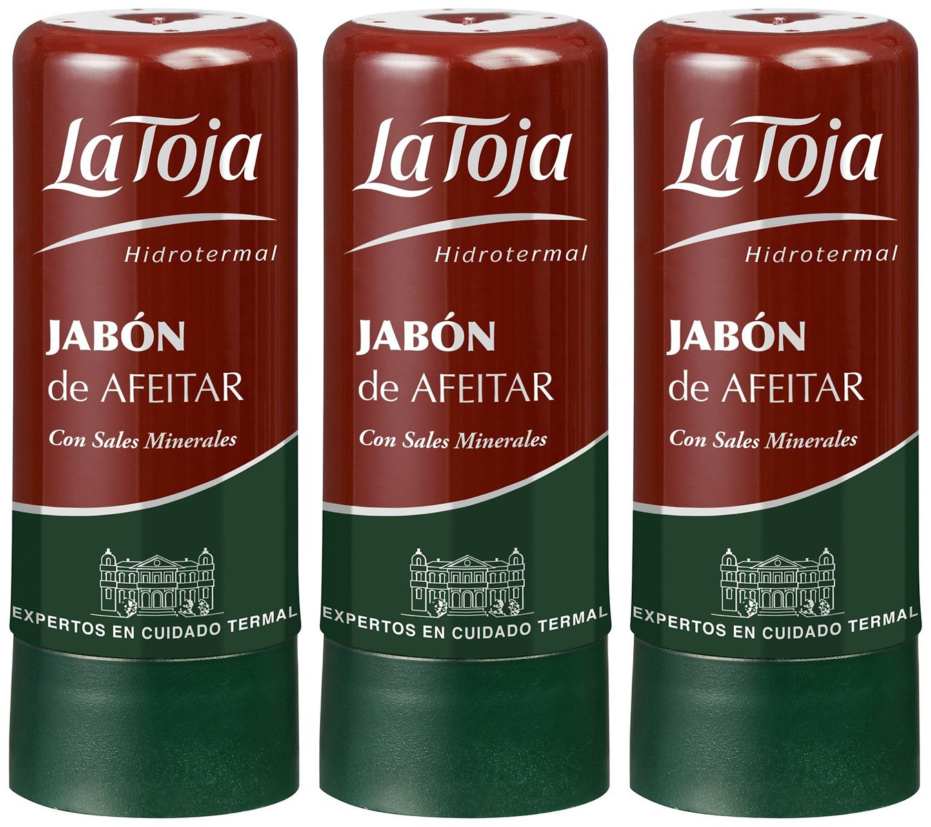 La Toja Shaving Stick - 3 Pack Shave Soap (50g Each) | Natural Glycerin Shaving Soap for Men | Perfect for Travel & Daily Shaving Routine