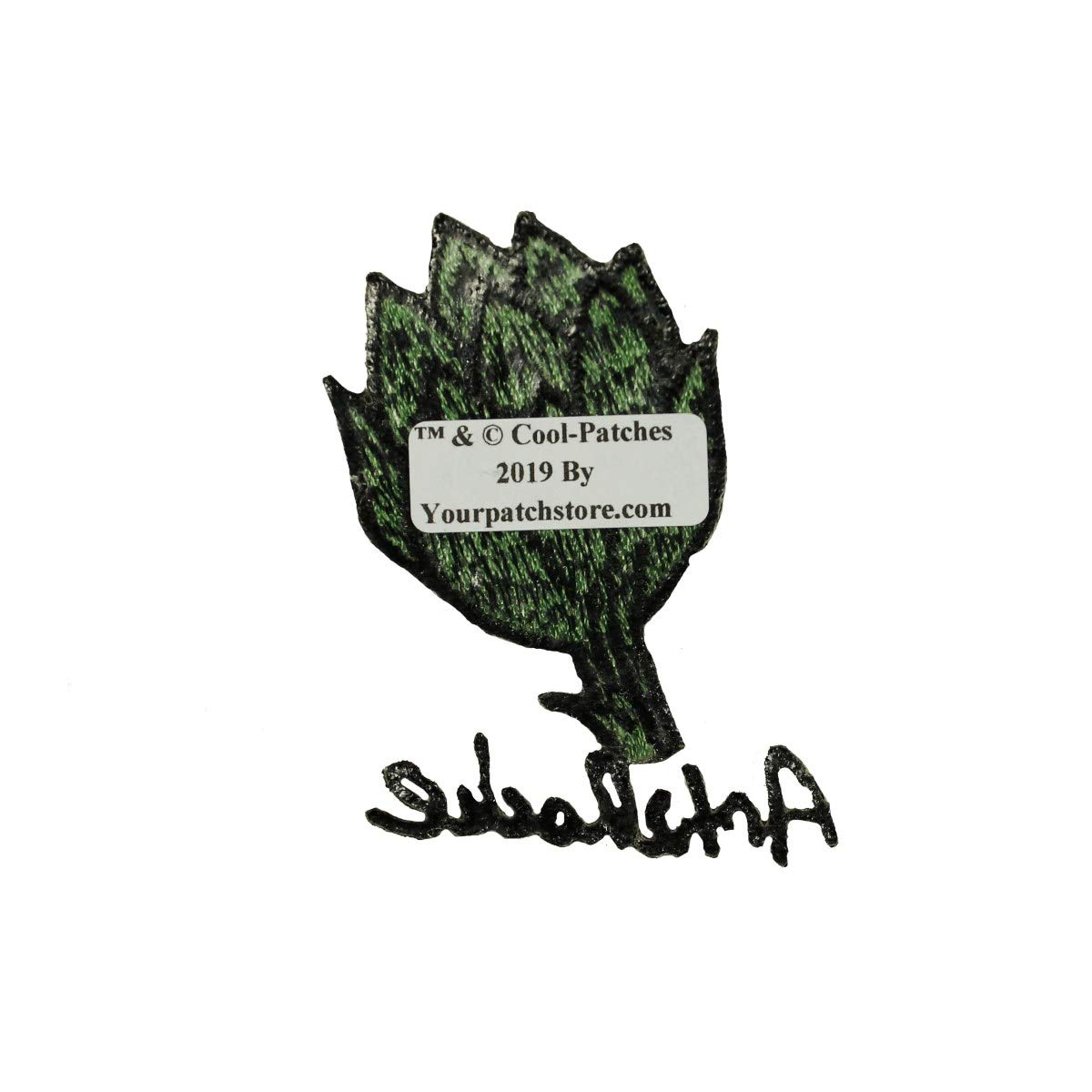 Artichoke Vegetable Patch Garden Salad Embroidered Iron On Applique Patch - DIY Embroidery for Clothes, Hats & Bags - Perfect for Crafting, Costumes & Home Decor