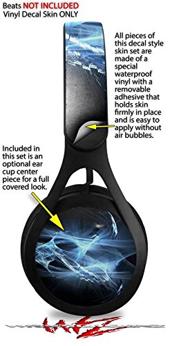 Beats EP Headphone Skin Decal Wrap - Spider Web Robot Design Vinyl Sticker (Headphones Not Included) | Customize Your Headphones for Music, Gaming & Sports