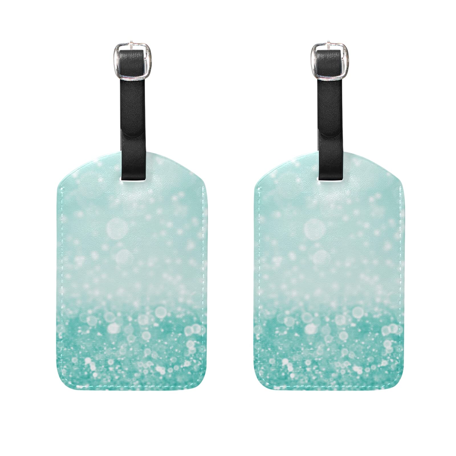 Durable PU Leather Luggage Tags - Personalized Travel ID Bag Tags for Suitcases & Backpacks | Perfect for Airports, Business Trips & Vacation Identification