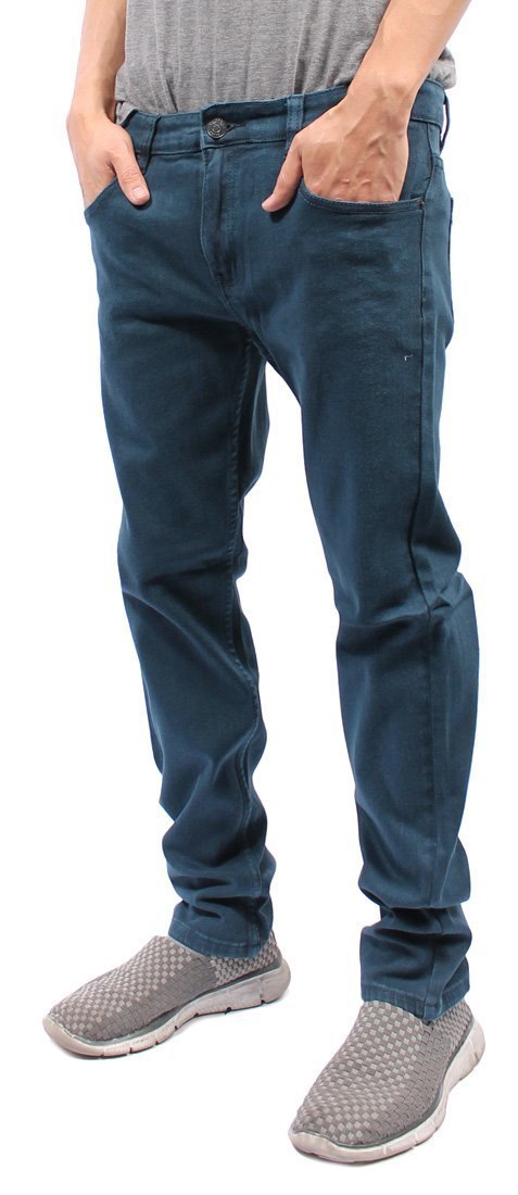 Victorious Men's Slim Fit Stretch Skinny Jeans - Trendy Casual & Streetwear for Everyday Wear, Date Night, and Parties