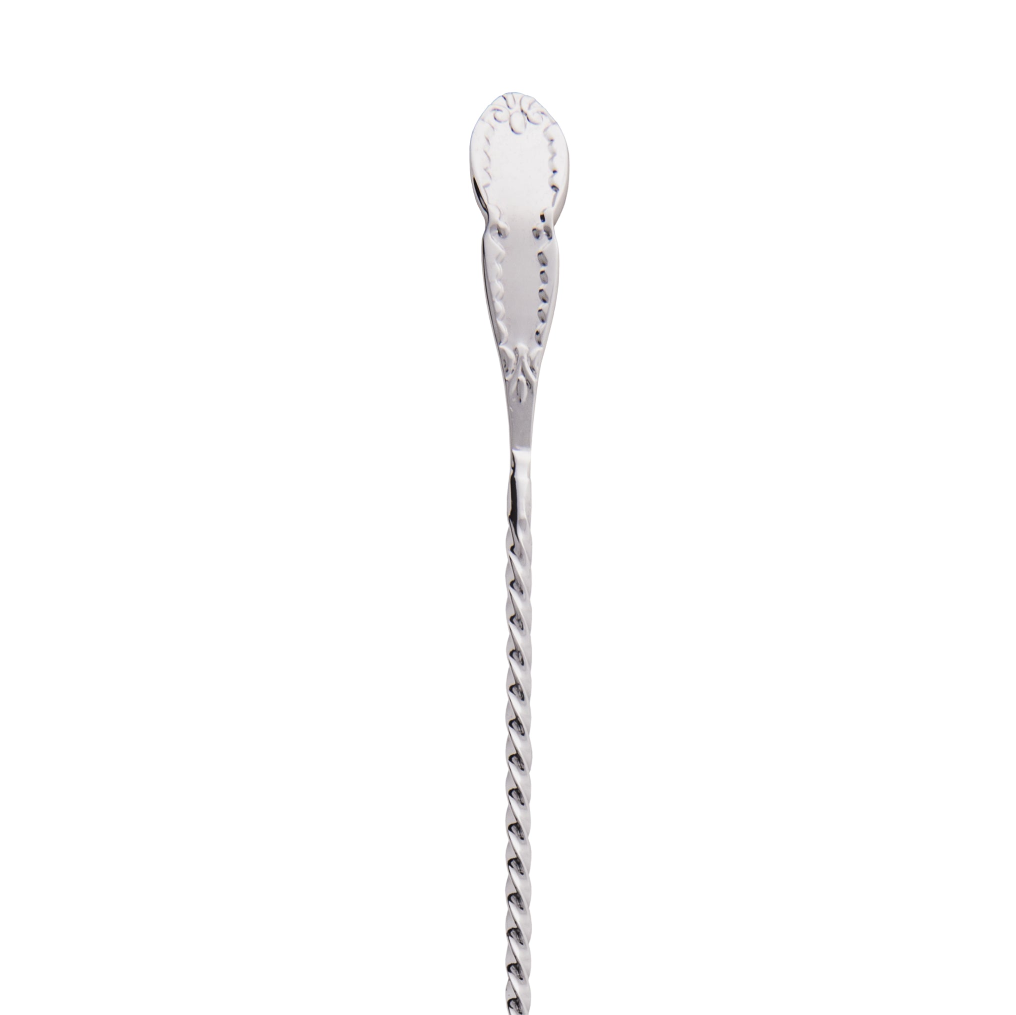 JIM GRAY™ Silver Plated EPNS Bar Spoon - 33cm Cocktail Mixing Tool for Home Bars & Professional Bartenders