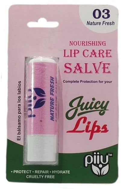 Piiu Nourishing Lip Balm Set - Natural Moisturizing Lip Care for Dry, Chapped Lips | Hydrating & Repairing Lip Salve with Shea Butter & Vitamin E | Perfect for Winter, Travel & Daily Lip Protection (Buy 1 Get 1 Free - 4.5g Each)