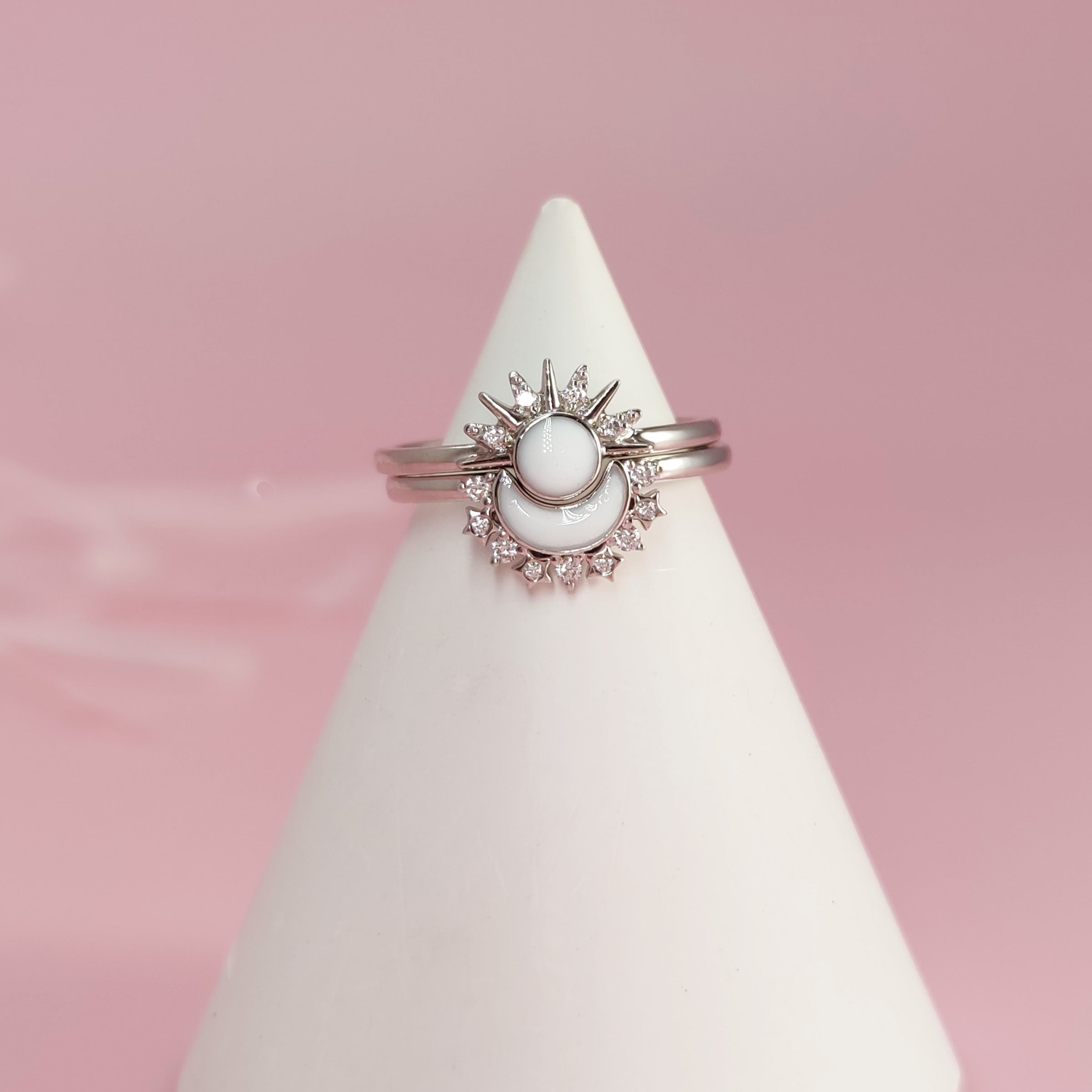 Solid Gold Marquise Breastmilk Ring Set - Elegant Jewelry for New Moms, Breastfeeding Mothers & Keepsake Gifts | Perfect for Special Occasions, Baby Showers & Memory Preservation