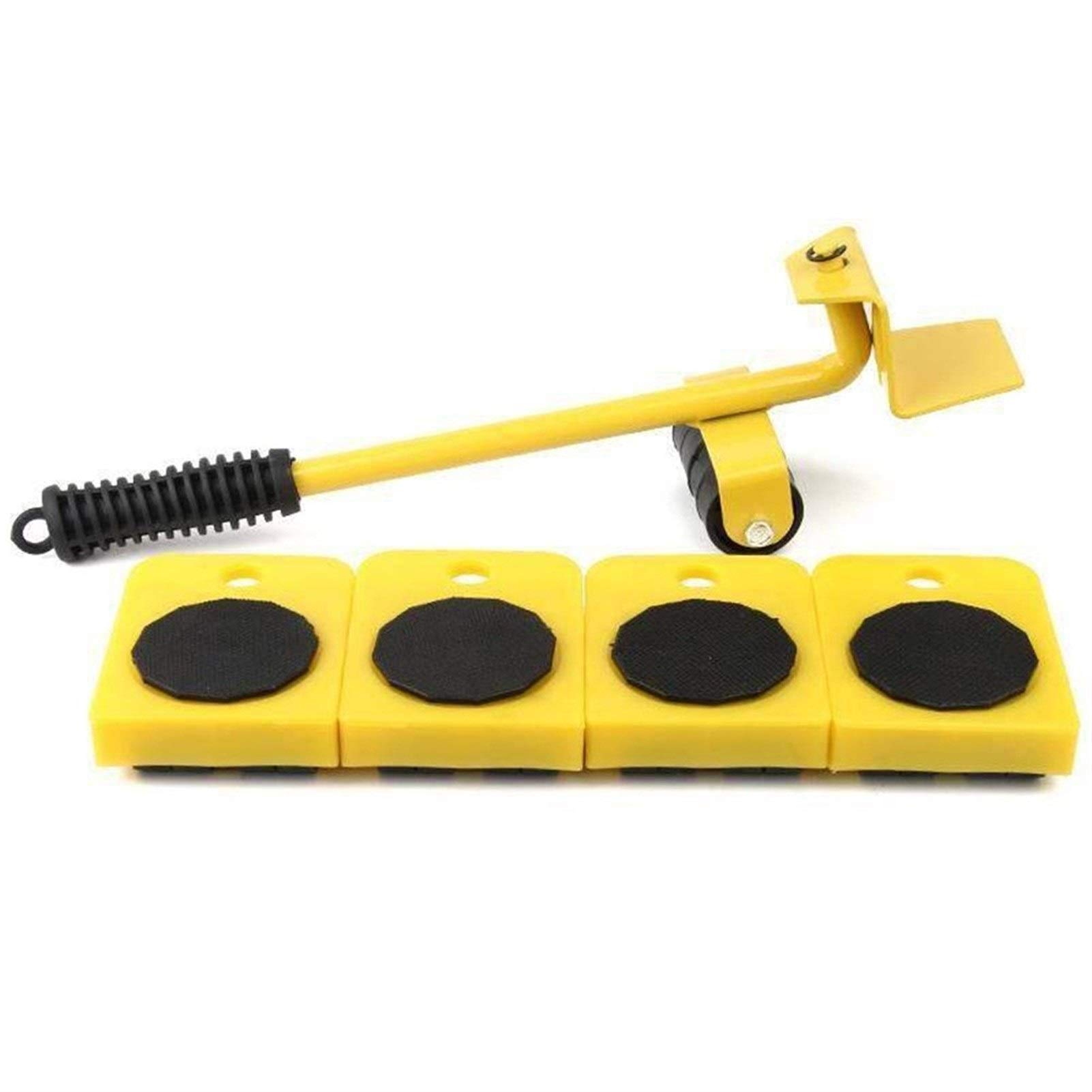 Professional Furniture Roller Mover Tool Set - Heavy Duty Wheel Bar Sliders for Sofa, Bed & Appliance Moving - G225570 Color - Effortless Home & Office Relocation Helper