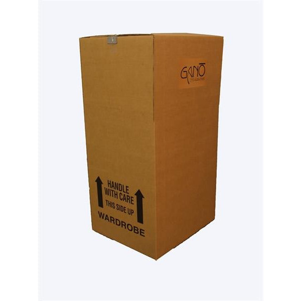 Hanging Wardrobe Box with Metal Bar - 24x20x47.5 Inches - Closet Storage Organizer for Clothes, Shoes & Accessories - Perfect for Bedroom, Dorm, or Travel