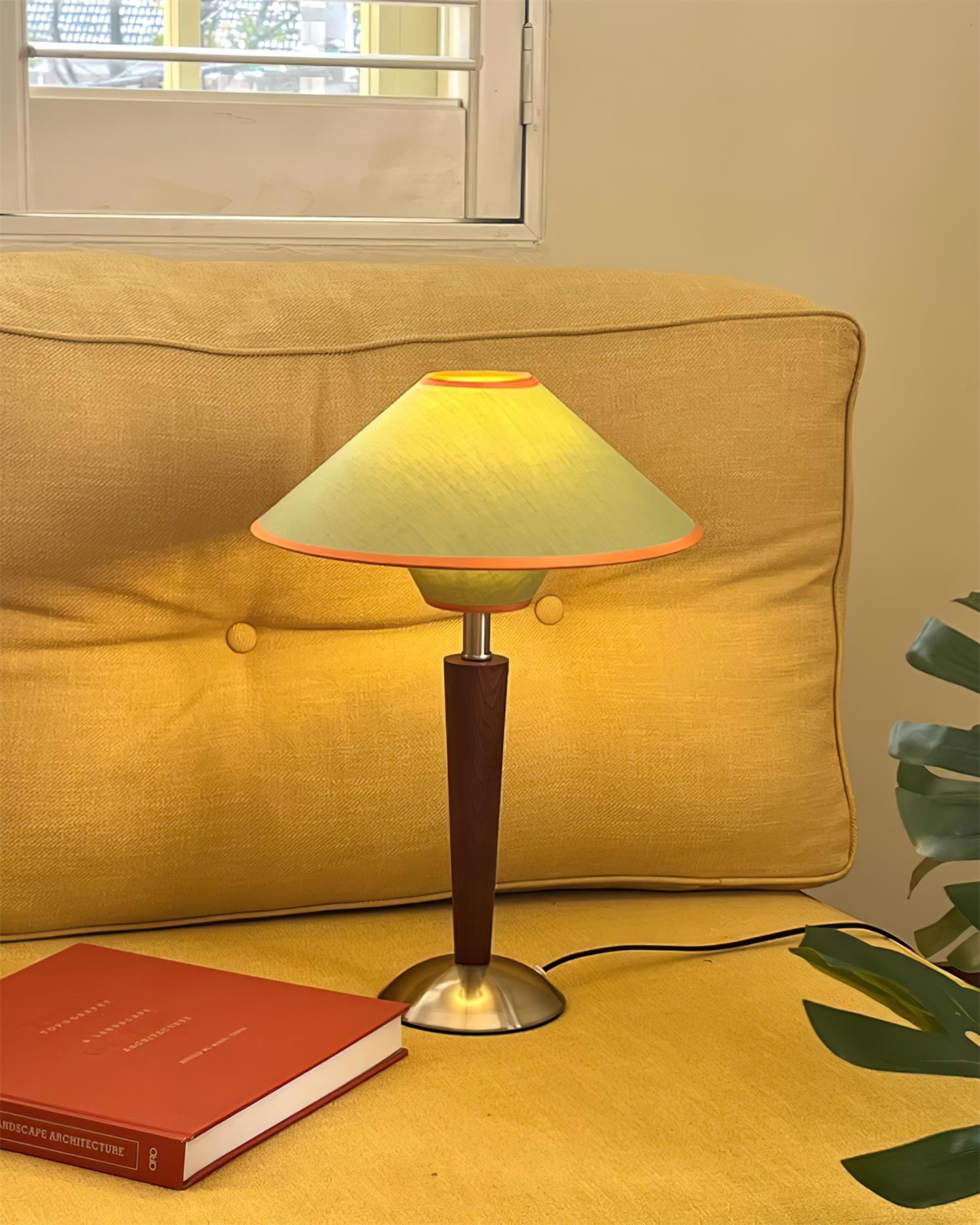 Perzel Modern Table Lamp - Elegant LED Desk Light for Living Room, Bedroom & Office - Stylish Home Decor Lighting for Reading & Relaxation