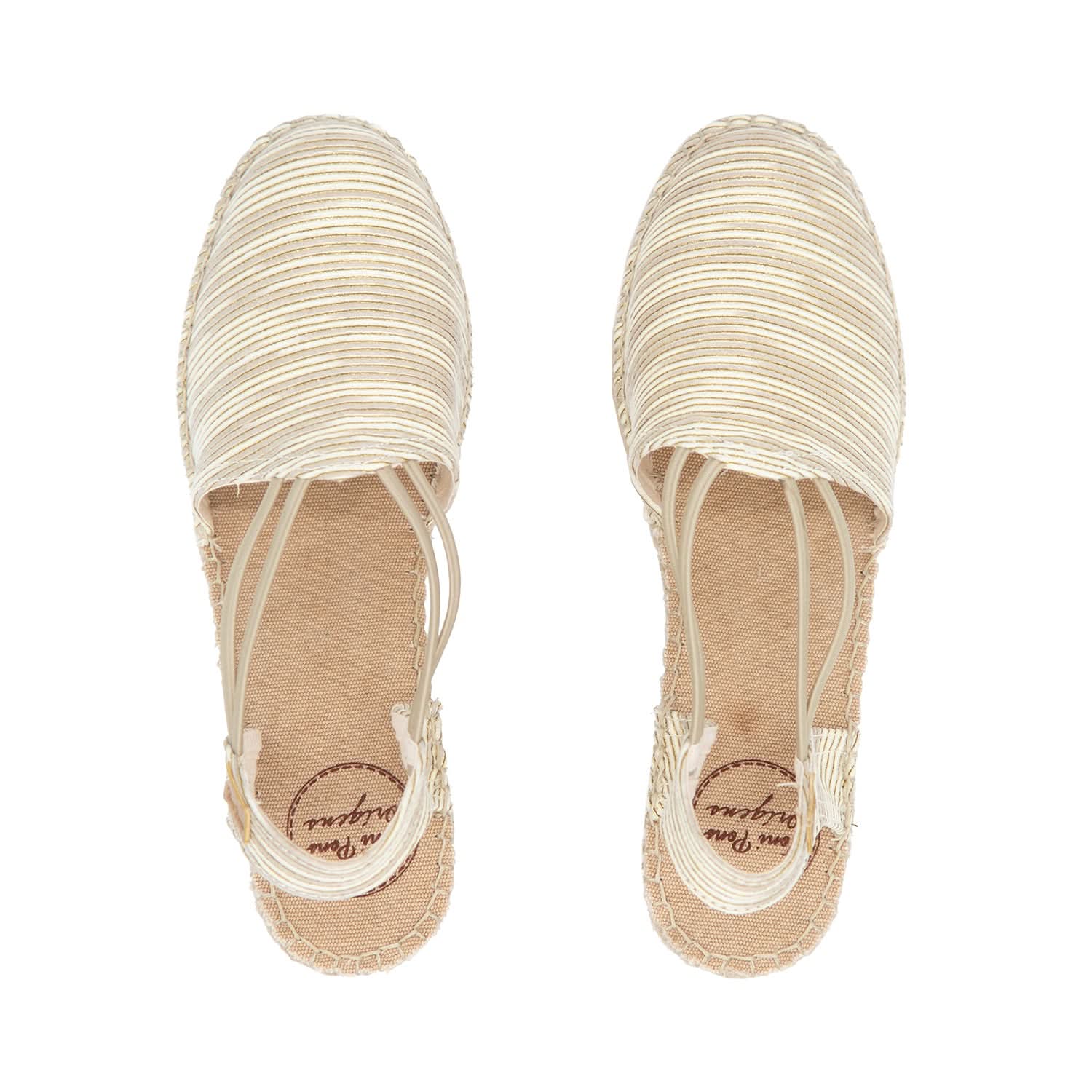 Women's Textile Wedge Espadrille Shoes - Tania ZR Comfortable Summer Sandals for Beach, Vacation & Casual Outings